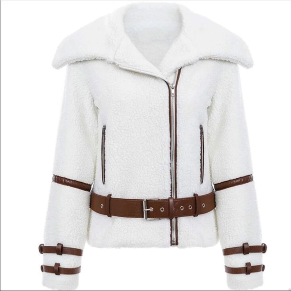 Turndown Faux Fur Teddy Coat - Picture 4 of 8